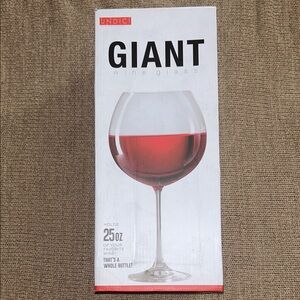 Giant Wine Glass - Clear Glass